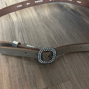 Silver Studded Buckle Belt